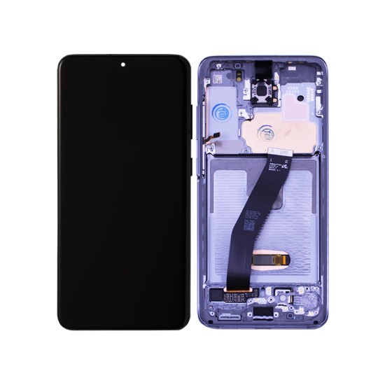 Touch+Display+Frame Samsung Galaxy S20/G980/S20 5G/G981 Service Pack Gray Touch+Display+Frame Samsung Galaxy S20/G980/S20 5G/G981 Service Pack Gray